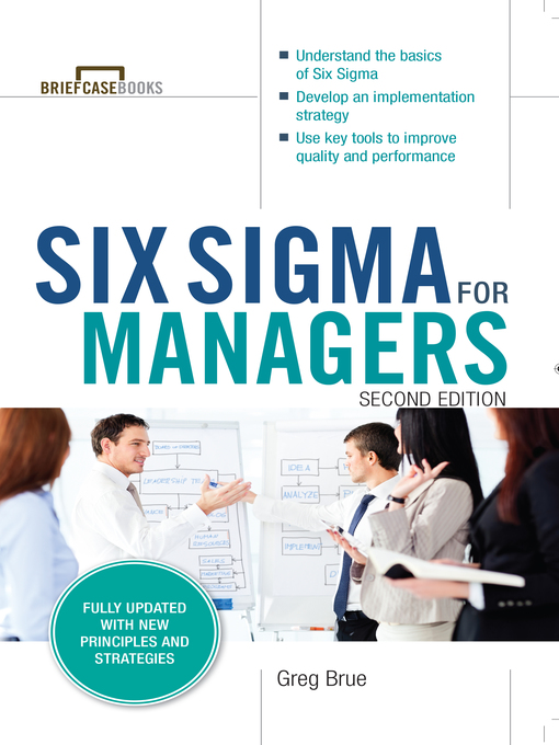 Title details for Six Sigma for Managers by Greg Brue - Wait list